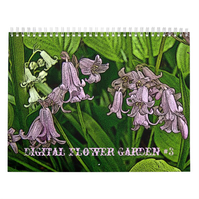 Calendar Digital Flower Garden #3 (Cover)