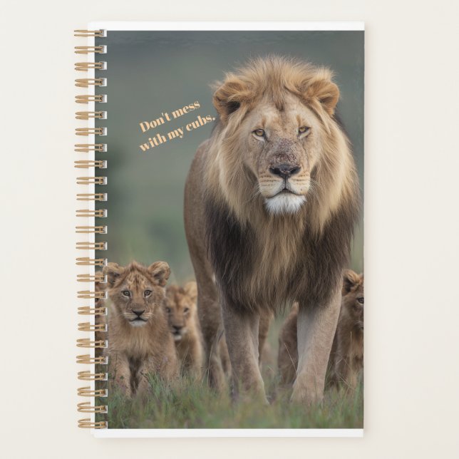  Calendar - "Don't Mess with the Cubs" Planner (Front)