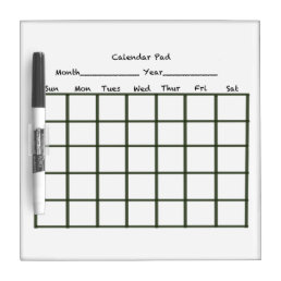 Calendar Dry Erase Board