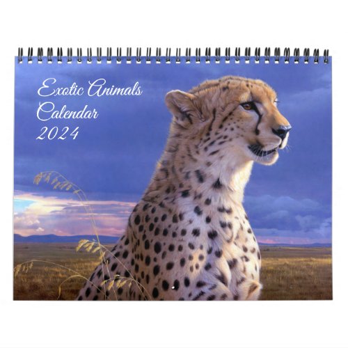 Calendar_Exotic Animals Calendar