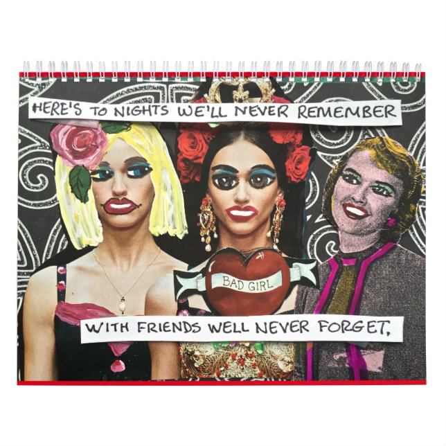 calendar FILLED WITH BAD GIRL ART (Cover)