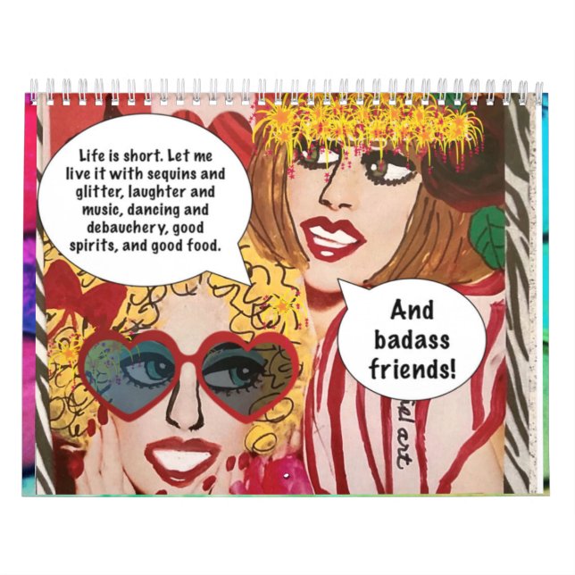 CALENDAR FILLED WITH BAD GIRL ART (Cover)