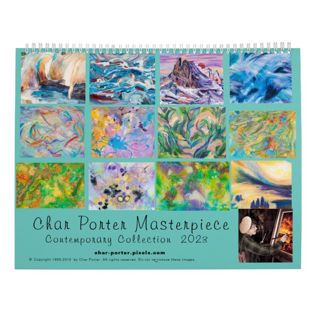 Calendar - Fine Art Contemporary 2023 (Back)