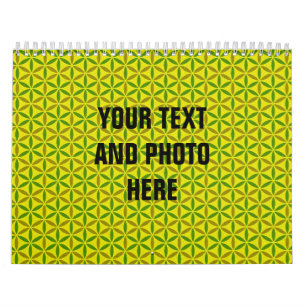 Calendar Flower of Life - stamp pattern - BG 3