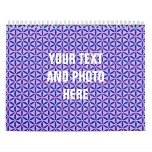 Calendar Flower of Life - stamp pattern - BG 4