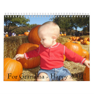 Calendar for Grandma Patsy