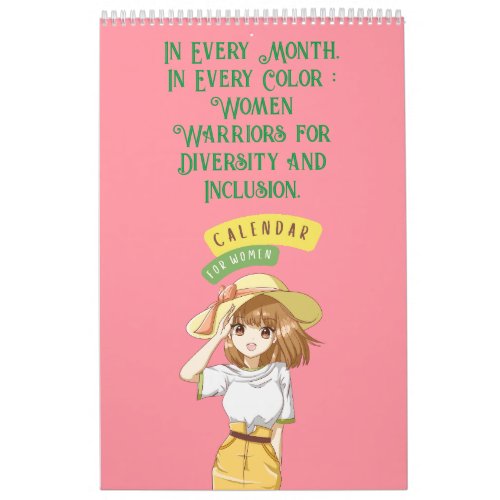 Calendar For Women