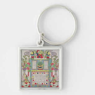 Calendar for Year 23 of the Reign of Emperor Keychain