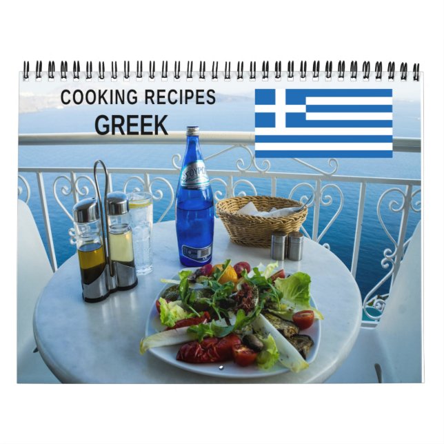 Calendar Greek recipes (Cover)