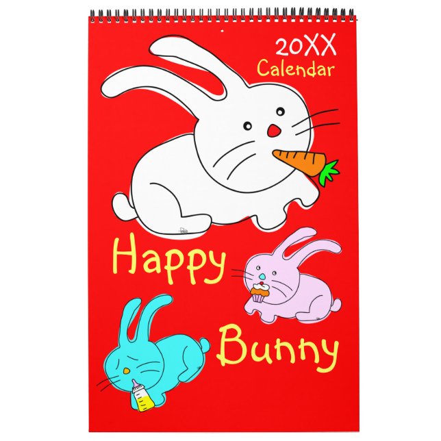 Calendar Happy Bunny (Cover)