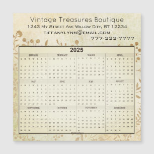 Calendar Heart Leaf Tree Floral Mint Green