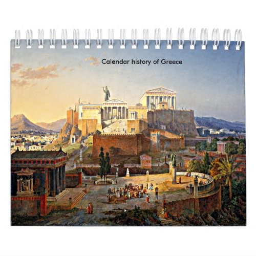 calendar history of greece