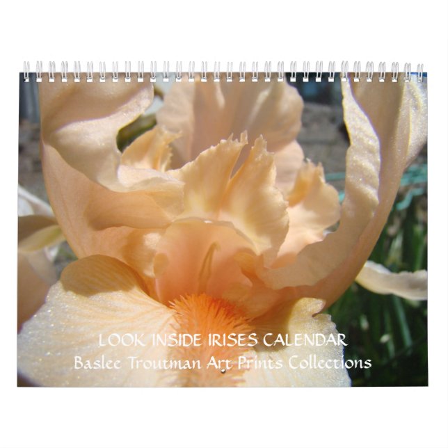 CALENDAR LOOK INSIDE IRISES Iris Flowers (Cover)