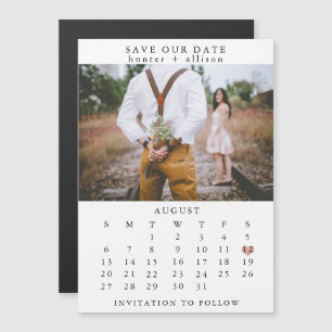 Calendar Magnet Save the DAte