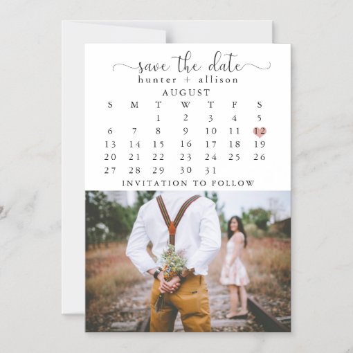 Calendar Magnet | Save the Date | Zazzle