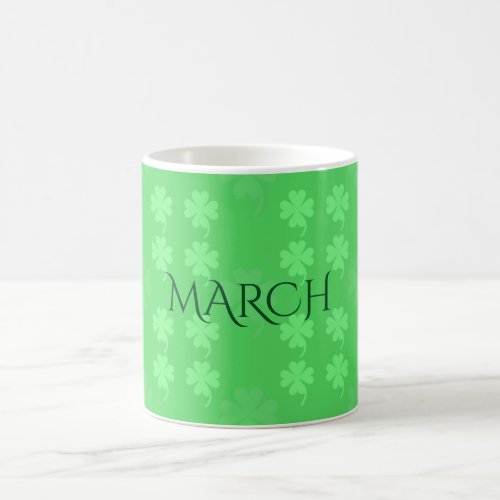 Calendar Month by Janz March Green Coffee Mug