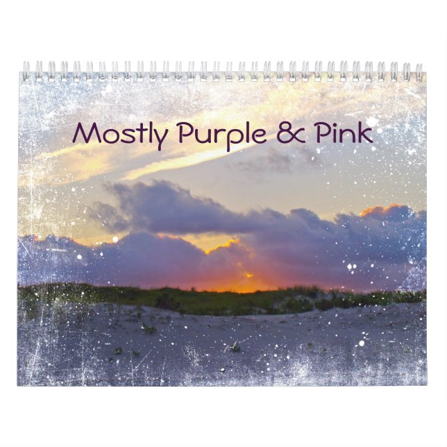 Calendar - Mostly Purple & Pink (Cover)