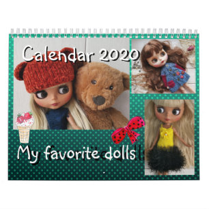 Calendar. My favorite dolls Calendar
