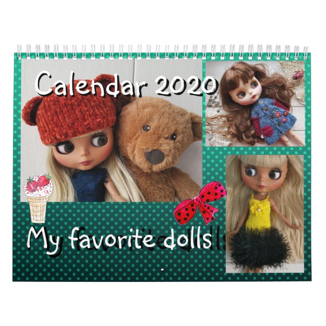 Calendar.  My favorite dolls Calendar (Cover)