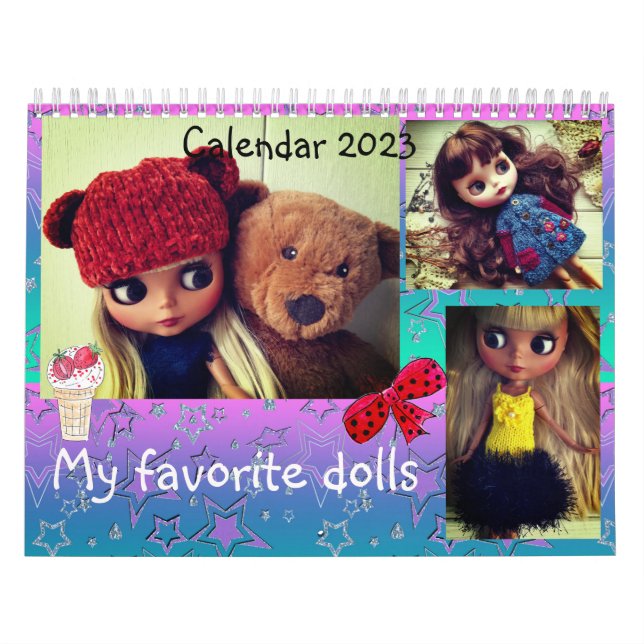 Calendar.  My favorite dolls Calendar (Cover)