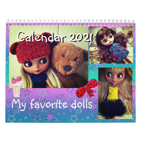 Calendar  My favorite dolls Calendar