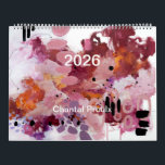 Calendar Nebulae<br><div class="desc">Selected abstract paintings created by Chantal Proulx,  beautifully displayed in a 2026 wall calendar.</div>