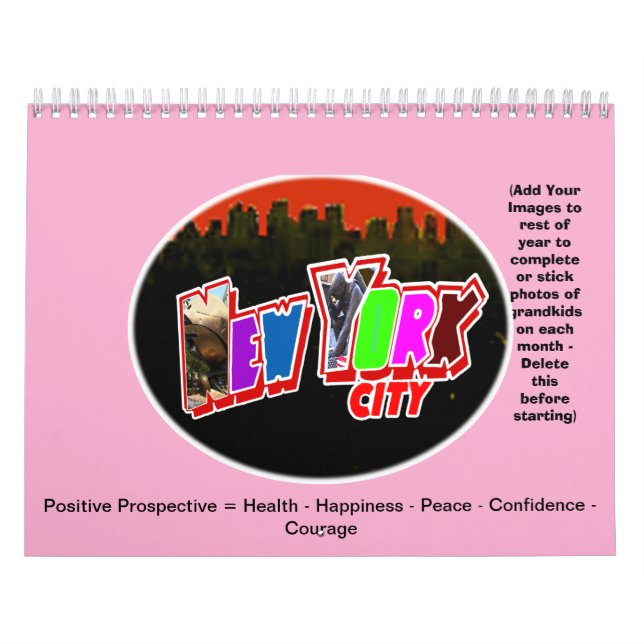 Calendar New York  jGibney The MUSEUM Zazzle Gift (Cover)