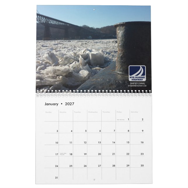 Calendar - NYS Marine Tug Boats - 2015 (Jan 2027)