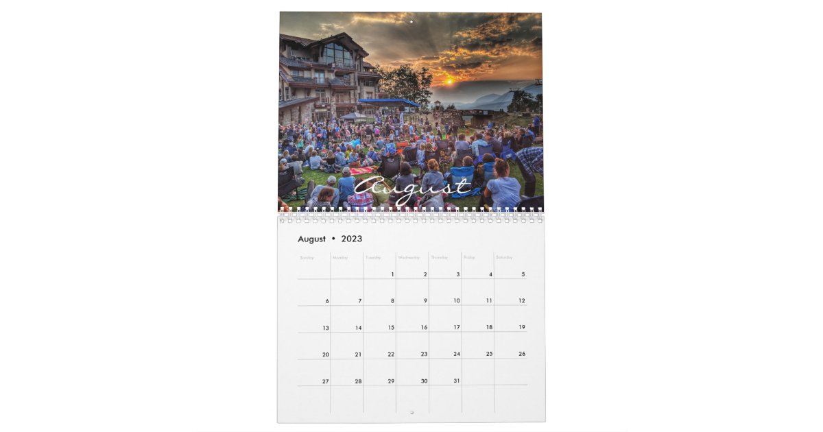 Calendar of images in and around Telluride Zazzle