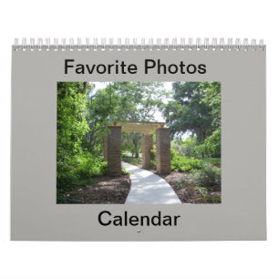 Calendar of Sunny Daze Photo Favorites
