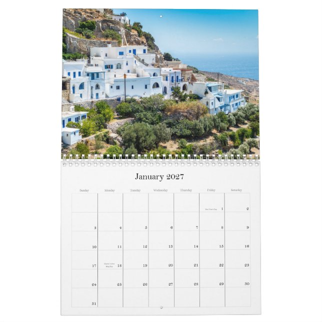Calendar of Tinos (Jan 2027)