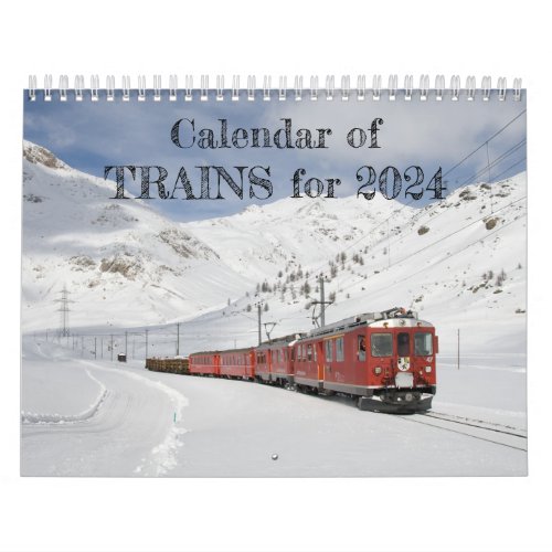 Calendar of Trains for 2024 Steam and Diesel