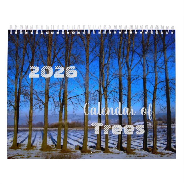 Calendar of Trees 2025 Beautiful Photos (Cover)