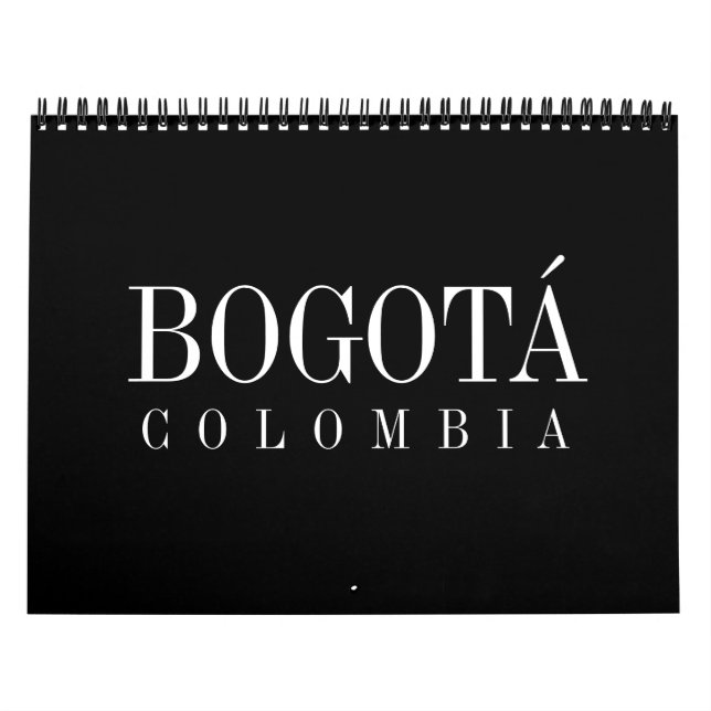 Calendar of wall, Bogota, Colombia (Cover)