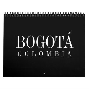 Calendar of wall, Bogota, Colombia
