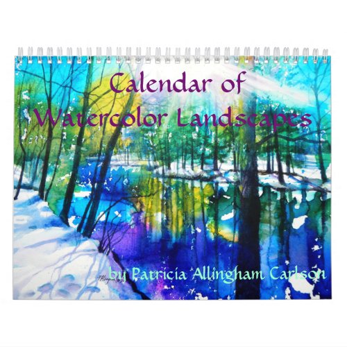 Calendar of Watercolor Landscapes