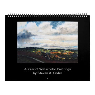 Calendar of watercolor paintings by Steven Givler