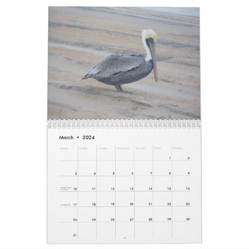 Calendar - Outer Banks - Buxton NC | Zazzle