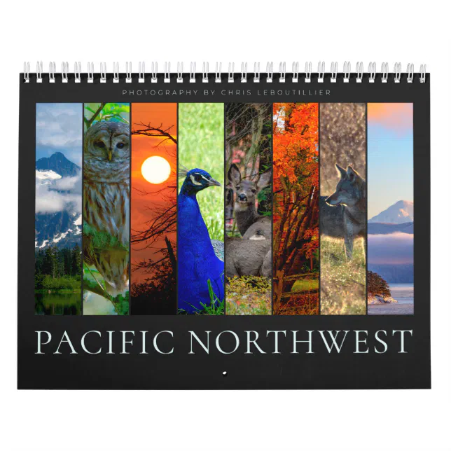 Calendar Pacific Northwest Chris LeBoutillier | Zazzle