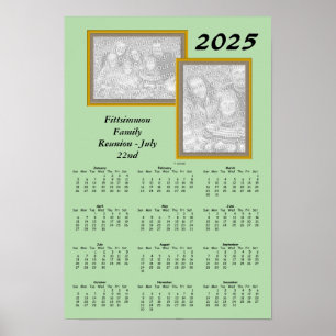 Calendar - Reunion Pictures x 2 - 2025 Poster