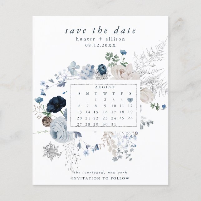 Calendar Save the Date | December (Front)