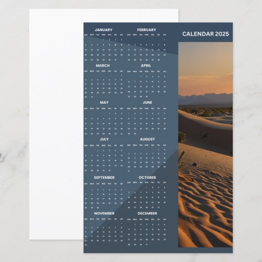 Calendar SHEET (Front/Back)