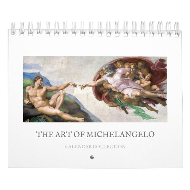 CALENDAR : THE ART OF MICHELANGELO (Cover)