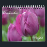 Calendar Tulips<br><div class="desc">Calendar 12 months,  14 pages with different photos of tulips on each page. Floral calendar,  monthly.</div>