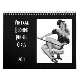 Calendar Vintage Blonde Pin-up Girls 2011
