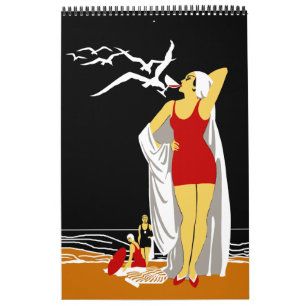 Calendar Vintage Retro Images Posters 2 Plain