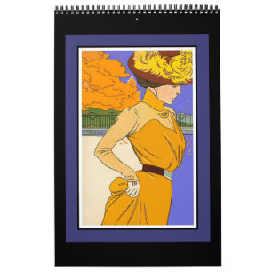 Calendar Vintage Retro Images Posters Plain