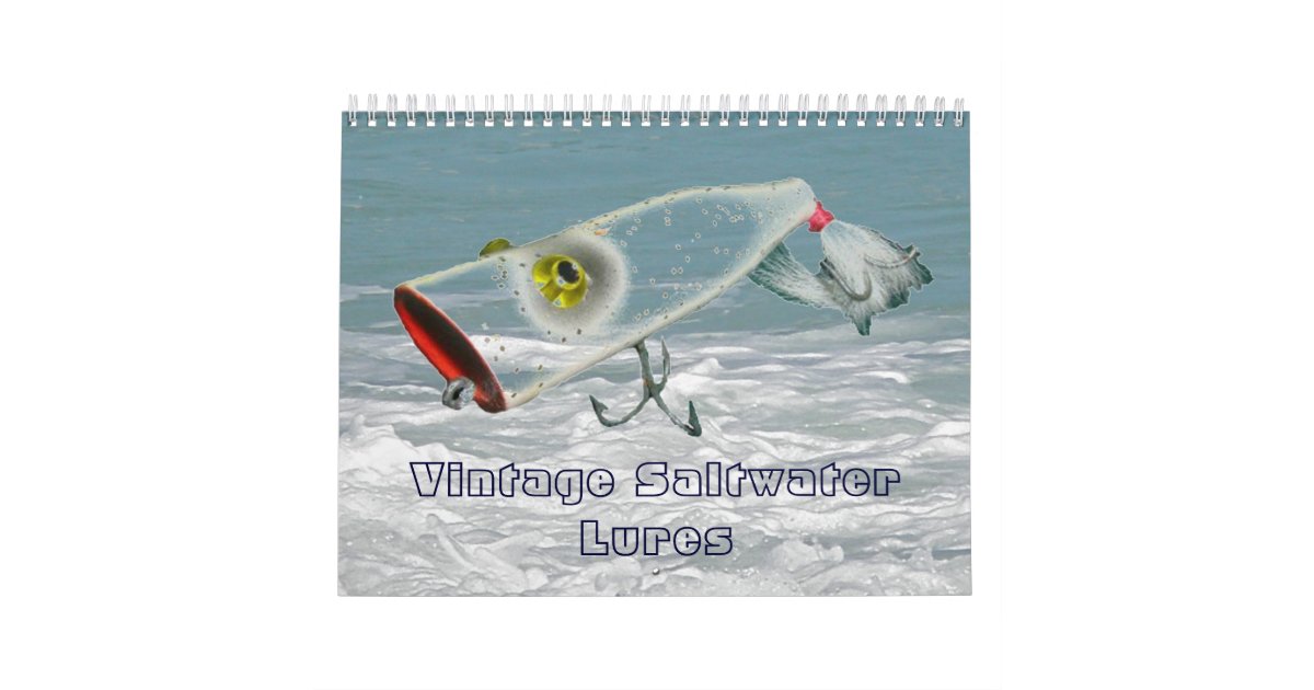 Calendar - Vintage Saltwater Fishing Lures #2