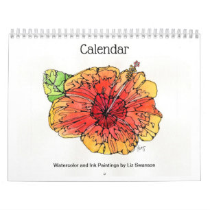 Calendar - Watercolor & Ink Paintings.