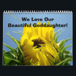 Calendar We Love Our Beautiful Goddaughter Nature<br><div class="desc">CALENDARS Colorful Nature We Love Our Beautiful Goddaughter calendar gifts, Bright Flowers Floral Photographer Calendars, Spring FALL ART Calendar, Holiday Gift Calendars, Christmas Gifts, OFFICE Calendars, Botanical nature wall calenders. Bookmark this site for great gift ideas all year! GETTING A GIFT? COMBINE several products. Calendars, Greeting Cards, Stamps, Postage Stamps,...</div>